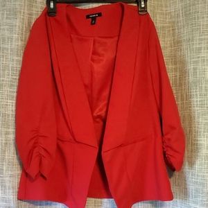 Torrid 00 red blazer